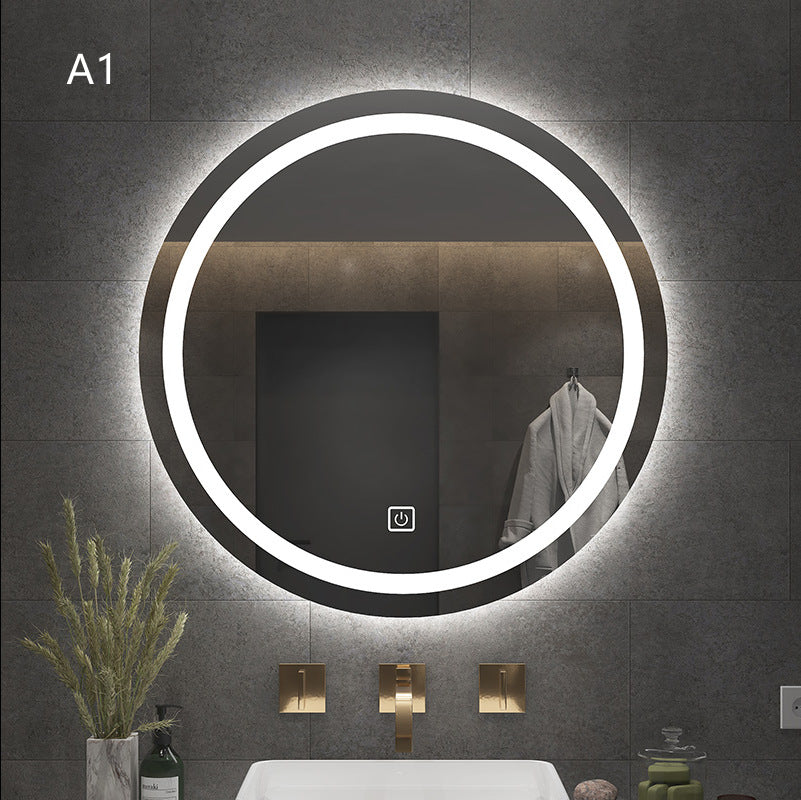 Round Smart Bathroom Toilet Mirror - Min butik