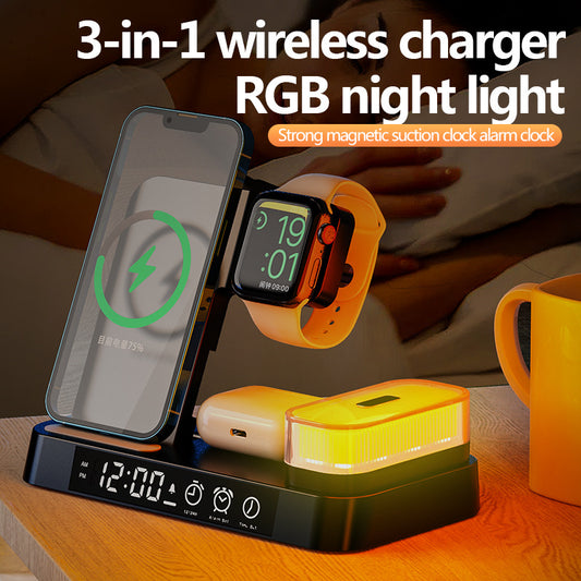 4 In 1 Multifunction Wireless Charger Station - Min butik