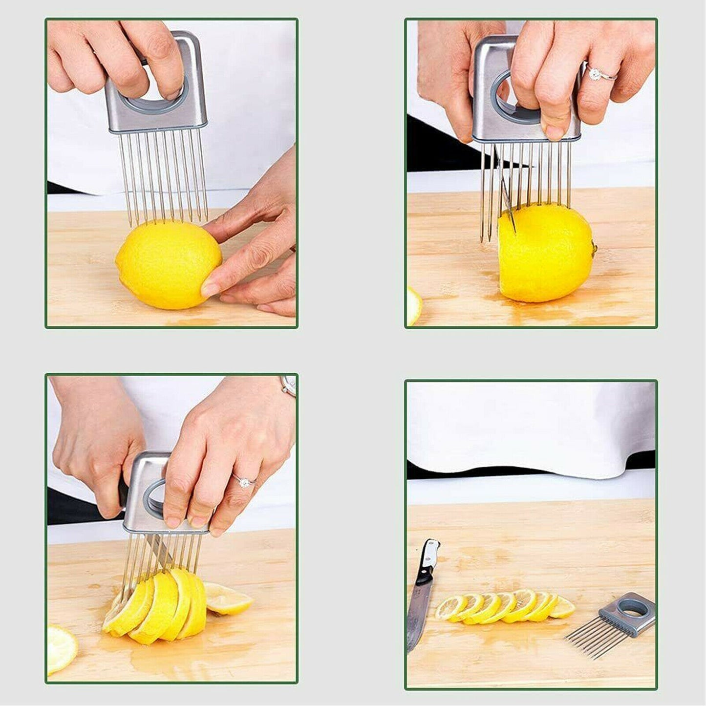Onion Holder Slicer Vegetable tools - Min butik